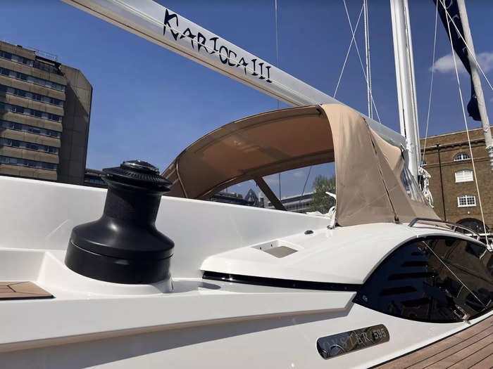 The particular model at the London Luxury Afloat show was called Karioca III. It will be sailing to various countries to attract buyers.