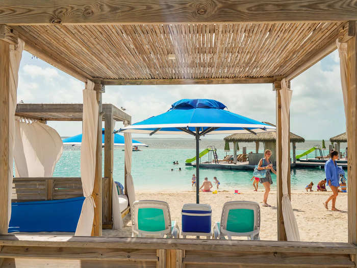 If you want to be extra chill, you can rent a daybed on the beach for $150.