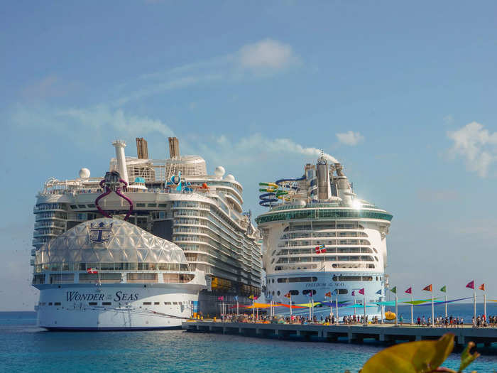 The island is only accessible to cruisers onboard Royal Caribbean ships. Many Caribbean cruise itineraries include a stop here. Two ships can be docked there at a time, as Insider previously reported.