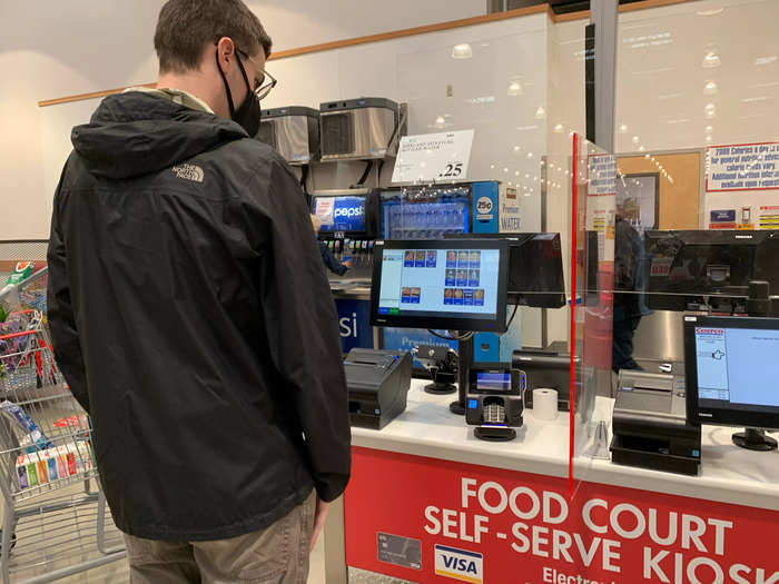 Besides the lack of chicken bake, the biggest discrepancy between food courts was the self-service kiosks at Costco, which make ordering fast and easy.