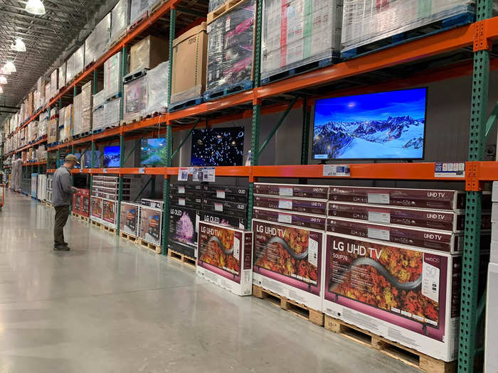 Walking past the carts and greeters, I entered the gigantic Costco warehouse.