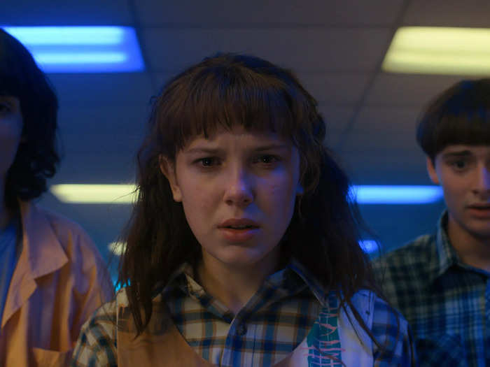 Eleven smashing a roller skate into Angela’s face is surprising given her previous inaction.