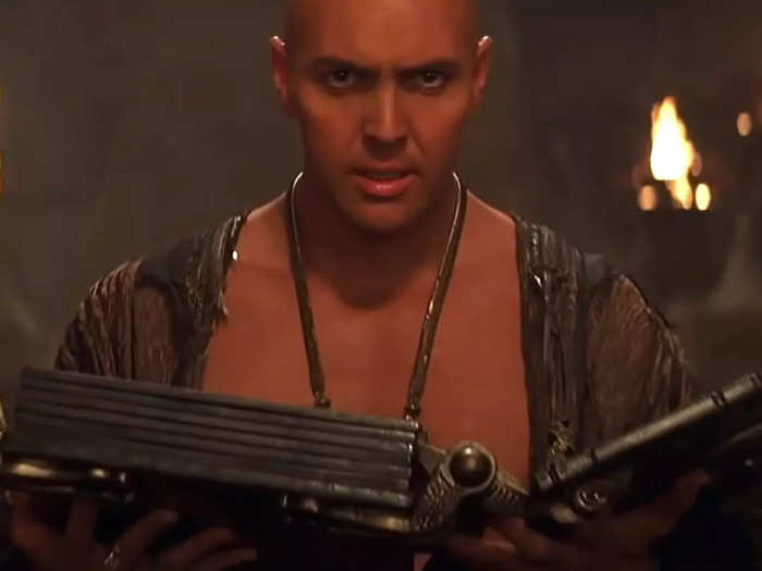 Resurrected priest Imhotep was played by Arnold Vosloo.