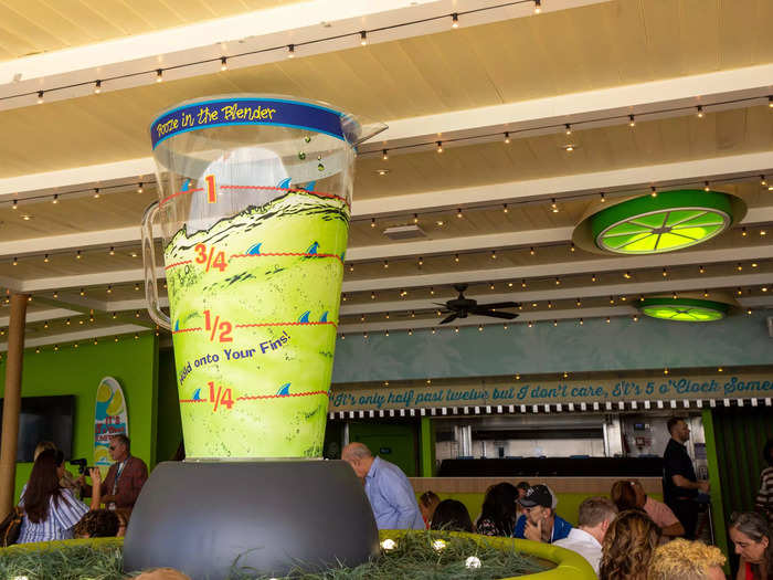 In my opinion, this was one of the only iconic Margaritaville spaces aboard the ship.