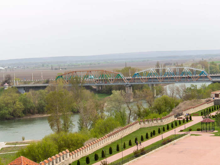 The majority of Transnistria is located on the eastern side of the Dniester River.