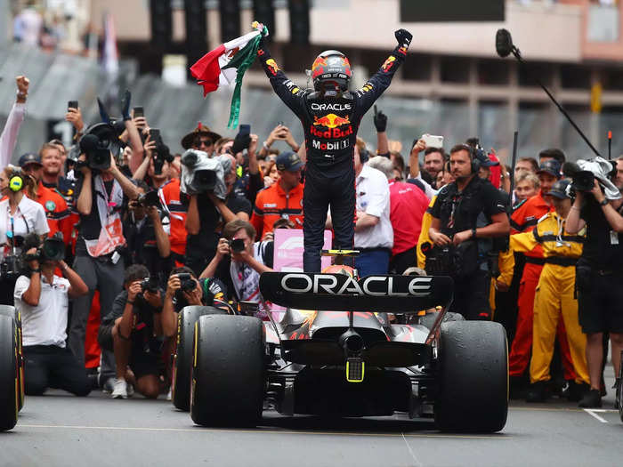 It was a big win for Checo just one week after being told not to compete for the win in Spain to help the team.