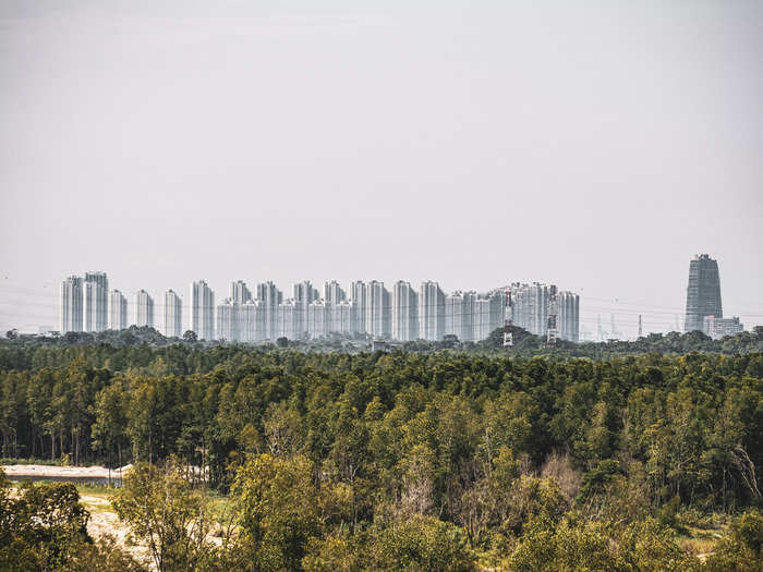 Forest City is a luxury development in southern Malaysia. Experts say the estate is a ghost town.