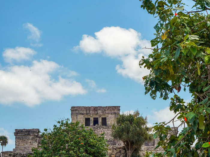 The largest structure I saw was the Castillo, or castle. According to Yucatán Magazine, it was probably used as a lighthouse for canoes at sea.