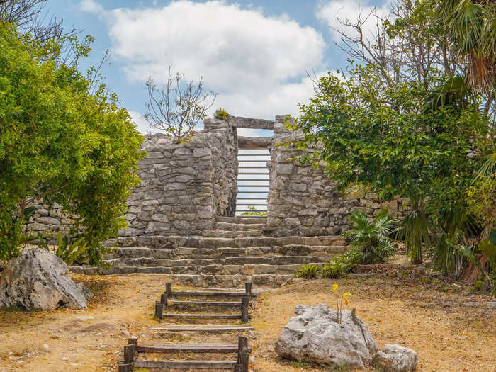 Past the forest, a wall surrounds the city on three sides. This served to separate and protect the ancient city because it only housed the elite class, my tour guide said.