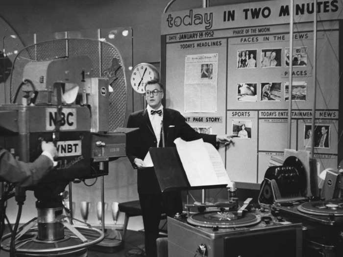 The Today Show aired its first episode in 1952 hosted by Dave Garroway.