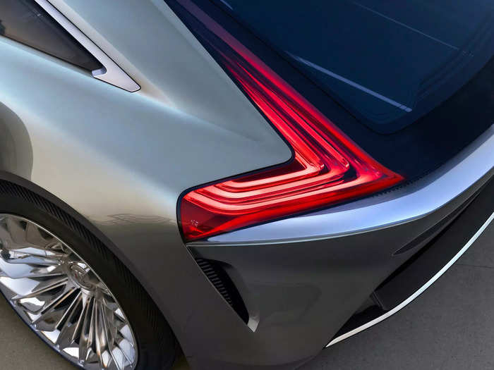 The Wildcat has big, bold, checkmark-shaped taillights...