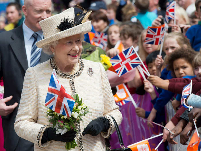 Queen Elizabeth is now celebrating 70 years on the throne.