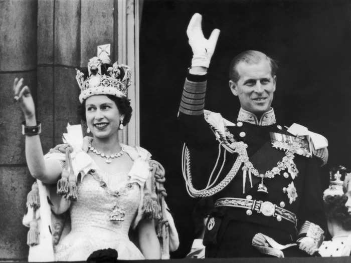 Elizabeth was officially crowned Queen in June 1953.