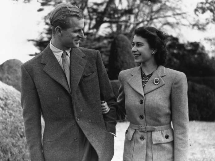 Newlyweds Princess Elizabeth and Prince Philip were photographed here on their honeymoon.