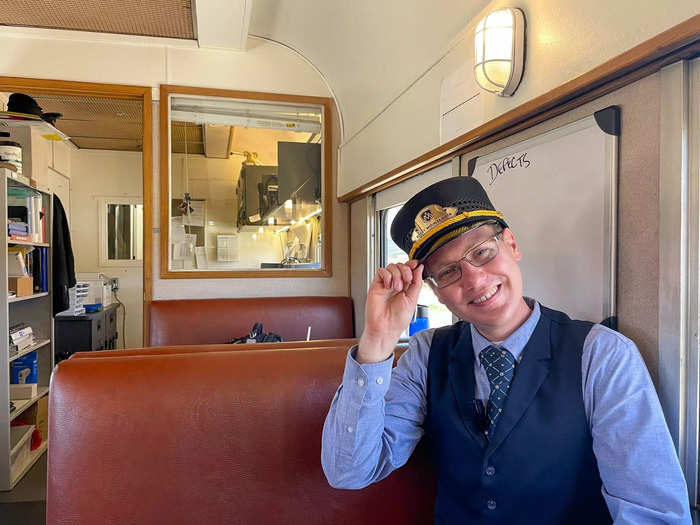 For about an hour on a 15-hour, two-day train ride, I followed train manager Zach Lucas as he navigated crew-only quarters that are typically off-limits to passengers.