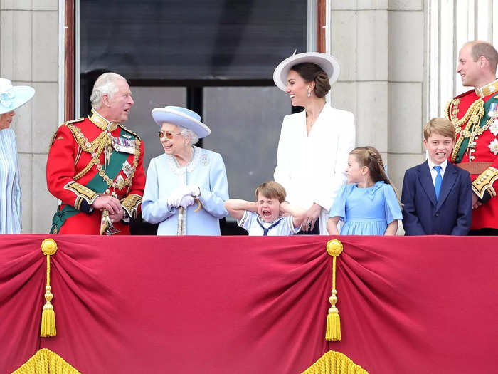 Things turned south for Louis when planes flew directly over Buckingham Palace.