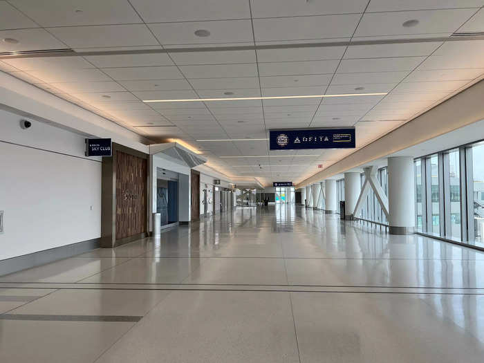 I was extremely impressed with the terminal, which, when complete, will feature 37 gates across four concourses. The new Terminal C will eventually consolidate Terminal D into one giant 1.3 million-square-foot facility.