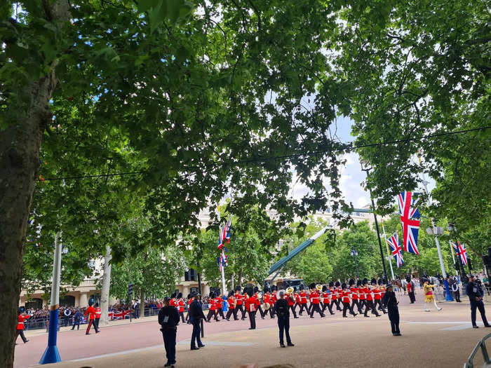 More than 1,200 officers and solders from the Household Division and over 240 horses were part of the parade, according to a palace press release.