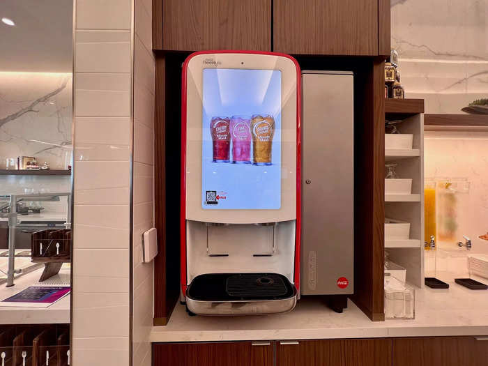 …or choose a soda from the Coca-Cola Freestyle machine.