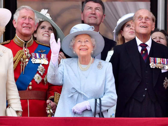 Five years later, she privately celebrated her Sapphire Jubilee and 65-year reign, but attended the Trooping the Colour for her 91st birthday.