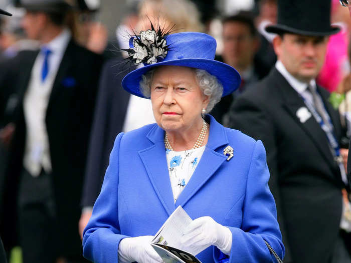To celebrate her Diamond Jubilee, she attended a Derby Day horse race on June 2, 2012.