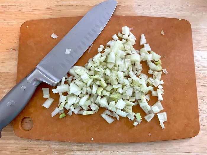 Last but not least was chopping the fennel.