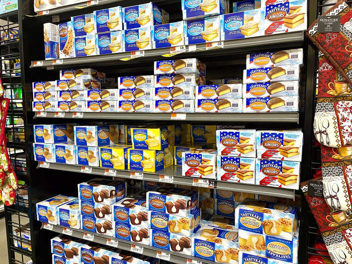 Tastykake has a line of sweet snack foods that you can pick up at many convenience stores in the area.