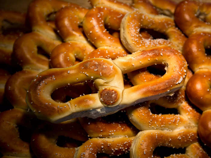 There are a lot of places you can find a warm soft pretzel in Philly.