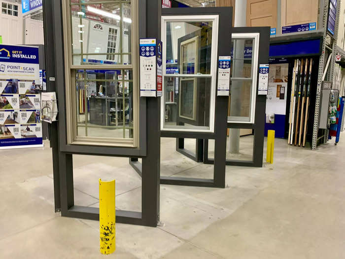 Lowes is organized around a DIY customer who likely needs more guidance choosing the right pieces than a seasoned contractor might.