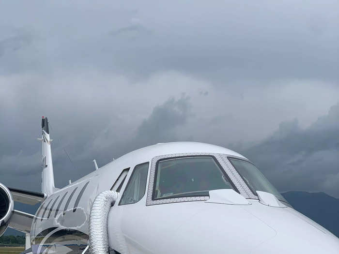 A spokesperson for Textron Aviation told Insider that the model is popular with charter companies as well as corporate customers because of the large cabin. A number of private individuals also use the jet to travel with families and pets.