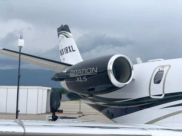 Two Cessna Citation models preceded the XLS Gen2, the Citation XL and XLS. A spokesperson for Textron Aviation told Insider that the new model has is updated features including stairs in the cabin door, an entry curtain, and a larger cabin.