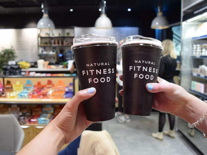 We tried the protein smoothies, which were priced between $8.70 to $11.20 (£6.95 to £8.95) for the signature shakes, while a "build-your-own" option was $9.95 (£7.95). Natural Fitness Foods also offers a 6-week food delivery program tailored to one