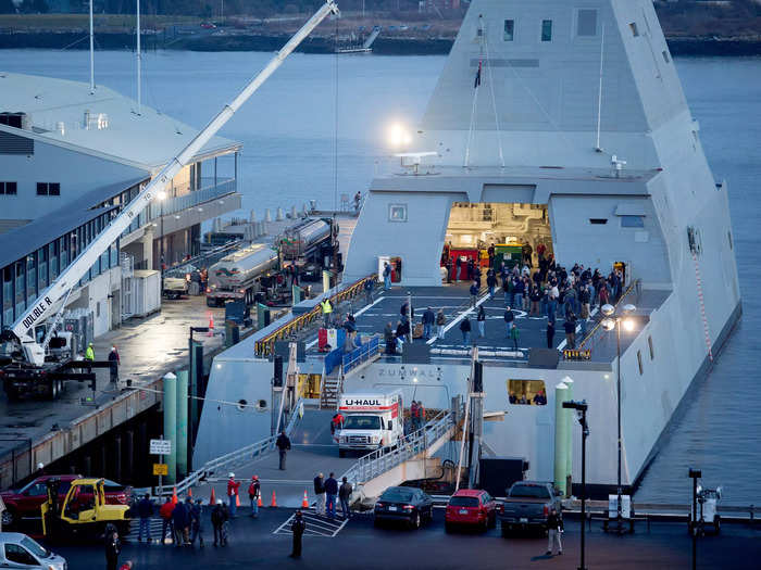 In 2018, the US Navy considered repurposing the Zumwalt class ships as nuclear warships.