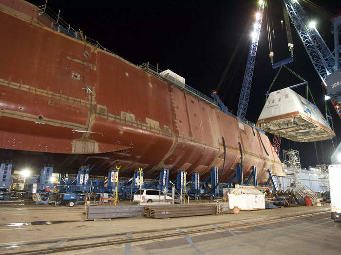 The first of the three Zumwalts built, the USS Zumwalt, cost $4.4 billion, making it the Navy