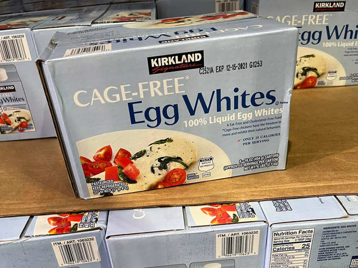 I skip the whites and buy cartons of whole eggs instead.