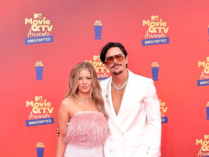 "Vanderpump Rules" stars Ariana Madix and Tom Sandoval both embraced daring trends at the awards show.