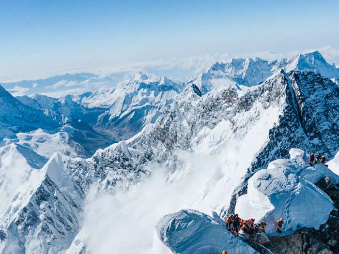 Of course, reaching the peak of Everest was an achievement for two members, Green and Moore.