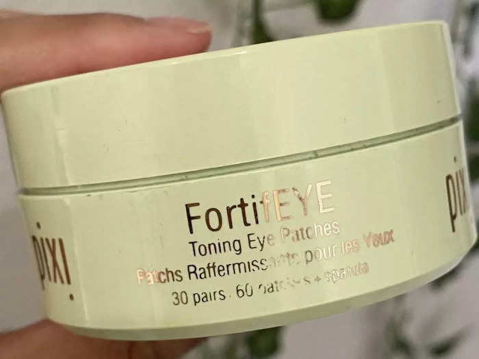 Pixi Fortifeye Toning eye patches can reduce puffiness and dull skin.