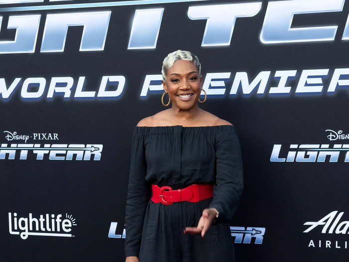 "The Unbearable Weight of Massive Talent" star Tiffany Haddish also walked the carpet.