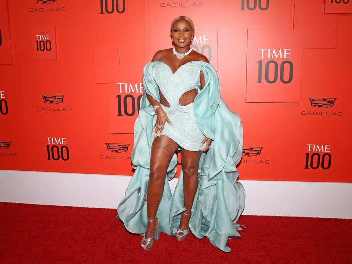 Mary J. Blige attended in arguably the most daring look of the night.