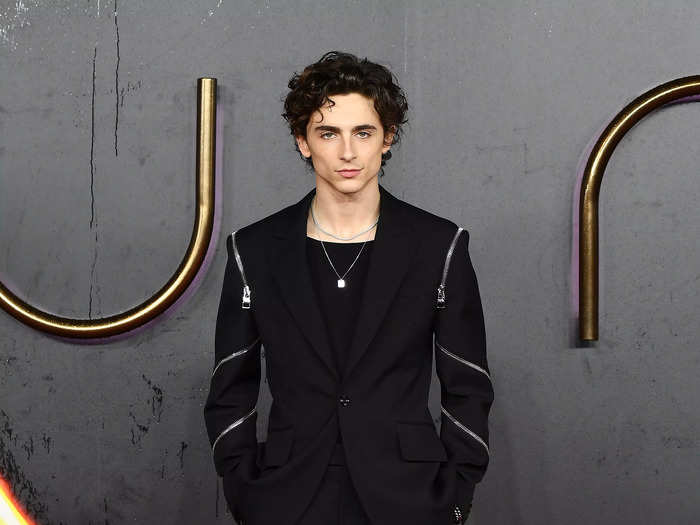 For the official "Dune" premiere that week, he wore a black suit covered in zippers.