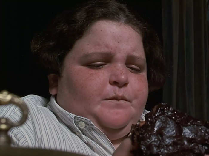 Jimmy Karz played Bruce, the child who ate a whole chocolate cake.