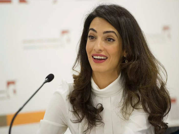 September 2017: Amal spoke about being a mother.