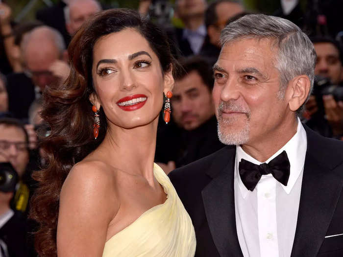 April 2014: George proposed to Amal.