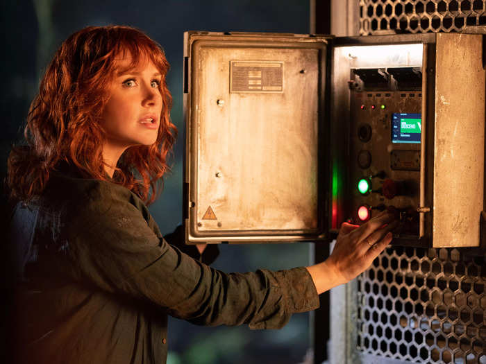 Claire Dearing (Bryce Dallas Howard) spear-headed the Dinosaur Protection Group to advocate for dinosaur rights.