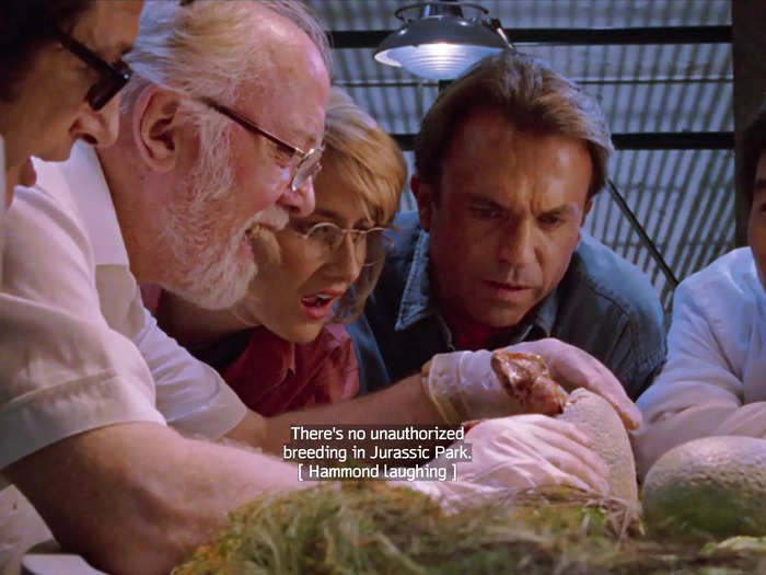 All of the dinosaurs in Jurassic Park aren