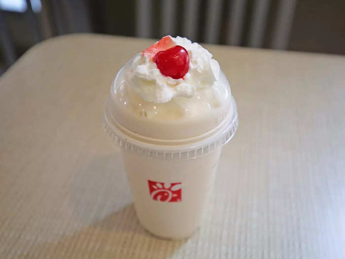 7. Chick-fil-A Peach Milkshake