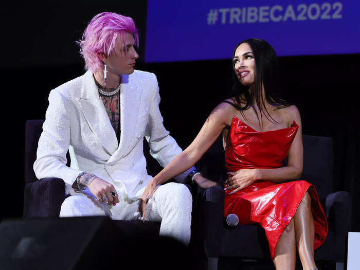 MGK and Fox, who got engaged earlier this year, also shared the stage together at the Q&A following the screening of the film.