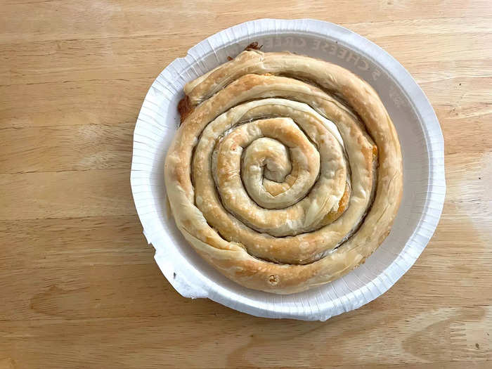 The 5 Cheese Greek Spiral was packed with great flavors.