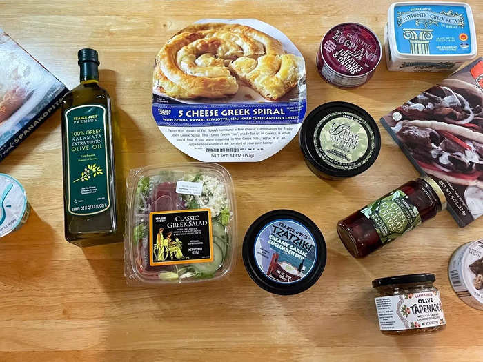 My parents tried 15 different Greek products from Trader Joe